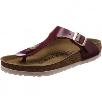 Birkenstock, Gizeh bordeaux, Birko Flor Patent, Donna