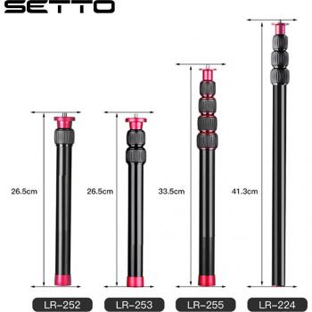 Varilla Extensible Cardán 1/4” / 3/8” para Zhiyun Smooth 4 OSMO