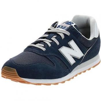 New Balance 373v2, Baskets Homme, Navy/White, 42.5 EU