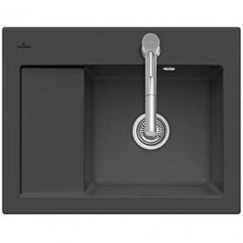 Fregadero Villeroy & Boch Subway 45 65x51 cm grafito con desagüe manual