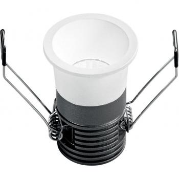 Incasso LED Rotondo Bianco in Alluminio 5W Funziona con CCT