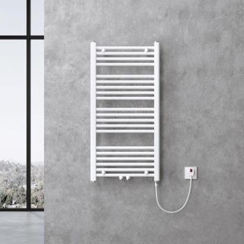 Radiateur Électrique Tubulaire Sèche-Serviette 100x50cm 600W
