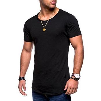 Herren‑T-Shirt BEHYPE DUST Schwarz XL – 100 % Baumwolle, Rundhals