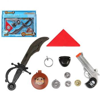 Kit de Accesorios de Pirata Infantil de 10 piezas