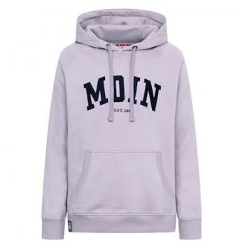 Derbe Hoodie Moin Herren Sweatshirt aus Bio-Baumwolle, lila (lavender gray), Gr. M