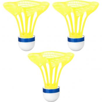 3-Pack Wind Resistant Badminton Shuttlecocks
