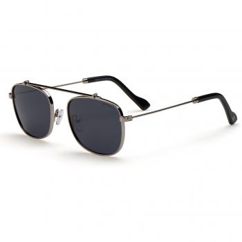 KYPERS Herren Modische Dual‑Color Sonnenbrille Blau/Silber