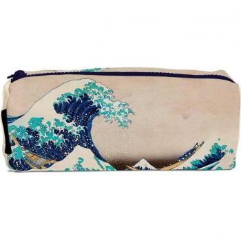 Grupo Erik Etui mit Hokusai‑Motiv: La Grande Vague – Schreibetui