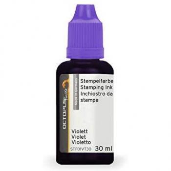 Stempelfarbe für Stempelkissen, 30ml, Violett, ohne Öl