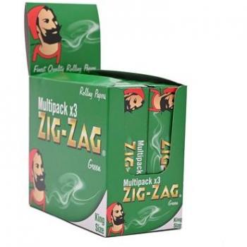 Zig Zag King Size Green Rolling Paper