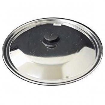 Tapa para olla de acero inoxidable 34 cm con pomo de baquelita