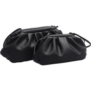 Lady's Solid Color Shoulder Bag
