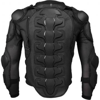 Men's Black Motorcycle Armor Jacket