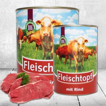 DOGREFORM Rindfleisch‑Nassfutter 6 × 820 g – Ohne Soja und Kunststoffe