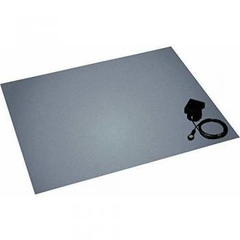 BJZ C-211 ESD Floor Mat Platinum Grey 1500 x 1200 x 3.5 mm with PG Connector