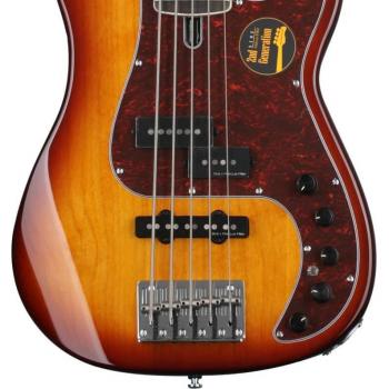 Marcus Miller P7 Alder‑5 2ª Gen TS – Bajo “Sunburst” de Tabaco