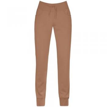 TRIGEMA Damen Jogginghose, Sweat-Qualität, braun, Größe L