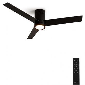 Ventilateur plafond CREATE WINDLIGHT MINIMAL 40W Ø132 cm silencieux télécommande été/hiver