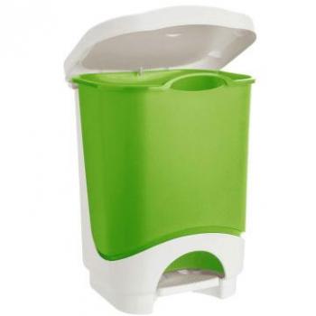 IDEA PATTUMIERA 8 LITRI PEDALE GRIGIO CHIARO