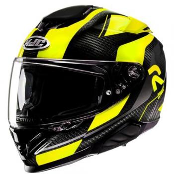 HJC RPHA 71 Carbon Hamil Casco Integrale Nero Giallo Taglia L
