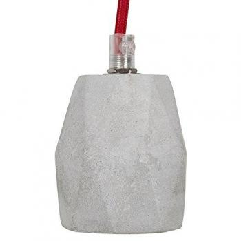 Douille tendance 'SOKET' gris effet béton