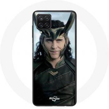 Housse de smartphone Samsung Galaxy A12 – Couleurs Noir & Or – Édition Loki-Thor