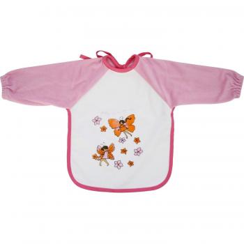 Mauz Frottee‑Nässschutz für Arme – Rosa Butterfly‑Design