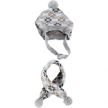 Warm Striped Winter Hat for Pets