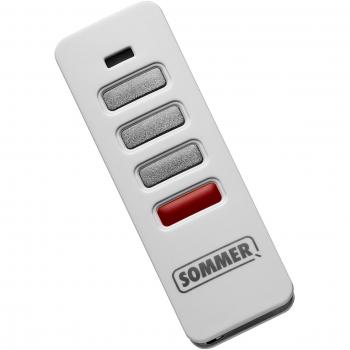 Télécommande Sommer Pearl Status 3 Canaux 868 MHz Blanc en Acier Inoxydable