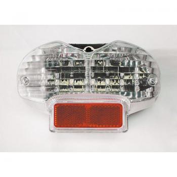 Feu arrière LED moto Shinyo Suzuki Bandit 600/1200 Noir avec verre transparent