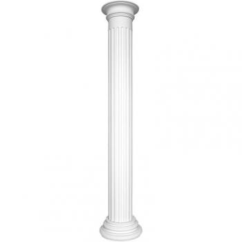 Base colonne ronde stucco N3324 240 mm – Complète
