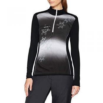 Cmp Women's Black Half Zip Fleece 38L1196 XS