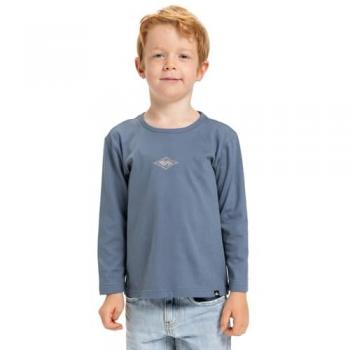 Langarmshirts Quiksilver Ev Swell Ovation – Baumwolle, blau