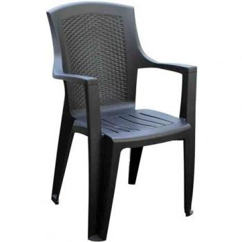 Sedia da Giardino Poltrona Esterno eff Rattan 60x62x89h cm IPAE PROGARDEN Eden