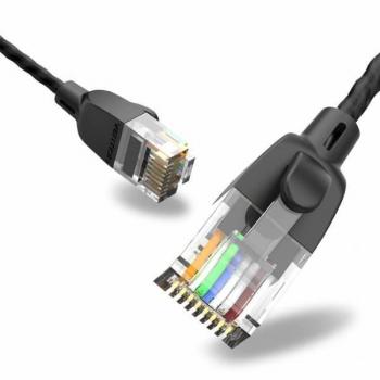 Vention Cat6A UTP Netzwerkkabel 1m schwarz