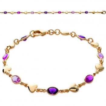 Lily’s Gemme: Bracciale Dorato “Gocce di Fata” – L1191
