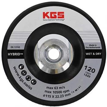 Disco Diamantado KGS 115 mm M14 Grano 120 para Desbaste de Granito y Mármol