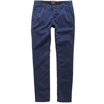 SUPERDRY Pantalón Chino Sweet International, Mujer, Azul (Deepest Navyqyy), M
