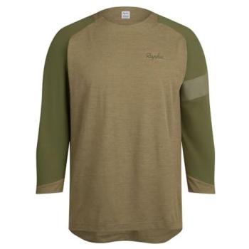 Rapha Trail Jersey 3/4 Ärmel Beige/Hellgrün Herren