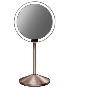 Simplehuman ST3010 espejo para maquillaje independiente alrededor oro rosa