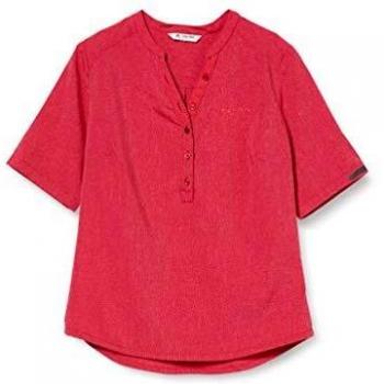VAUDE Women's Turifo Shirt II Women's Long Sleeve Top in Crimson Red 977 with Size 38 Option