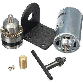 DC 12-36V Lathe Press with 555 Motor and Drill Chuck