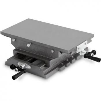 Tavola a Croce in Ghisa e Acciaio Eberth 200×360 mm, 120 mm, Morsa Fresatrice