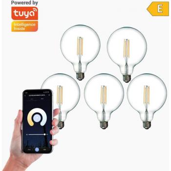 Set 5 Lampadine Globe Smart – LED 806lm Alexa Google Home