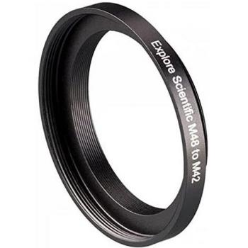 Anello adattatore M48x0.75 a M42x0.75 con riduzione 1:8 di EXP