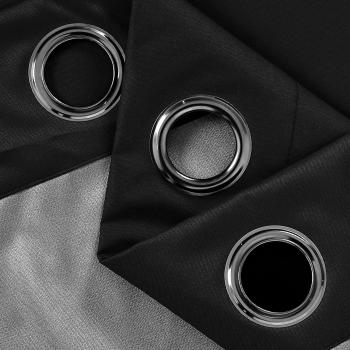 Tende Termiche Deconovo 135x240 cm in Poliestere Nero
