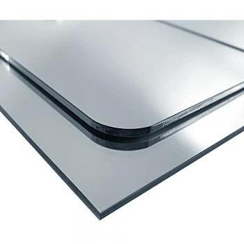 Miroir Acrylique 10 x 50 cm (100 x 500 mm) – Bords Droits