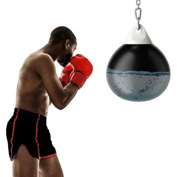 Sac de boxe à remplissage Coast – Capacité 50 kg – 45 cm Ø – Noir