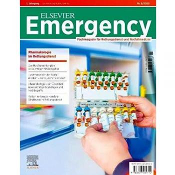 Elsevier Emergency Pharmakologie im Rettungsdienst 6/2020: Fachmagazin für Rettungsdienst und Notfallmedizin.