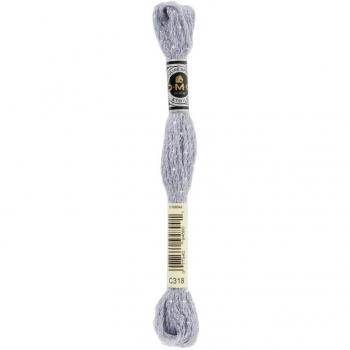 Gris Étoile Fil de Broderie 8m – DMC (C318)